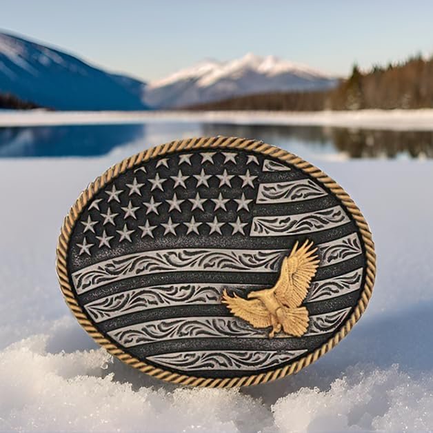 Montana Silversmiths Freedom's Majesty Belt Buckle