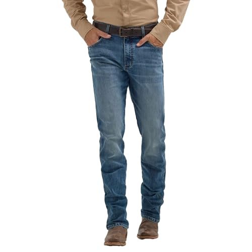 Wrangler Men's Retro® Slim Boot Jean - Bryson (US, Waist Inseam, 38, 30, Blue)