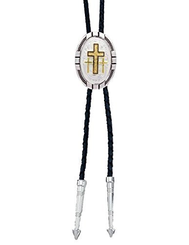 Montana Silversmiths Western Lifestyle Bolo Tie (New Traditions Triple Cross)