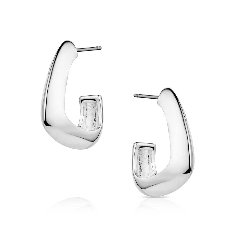 Montana Silversmiths Western Class Act Hoop Earrings