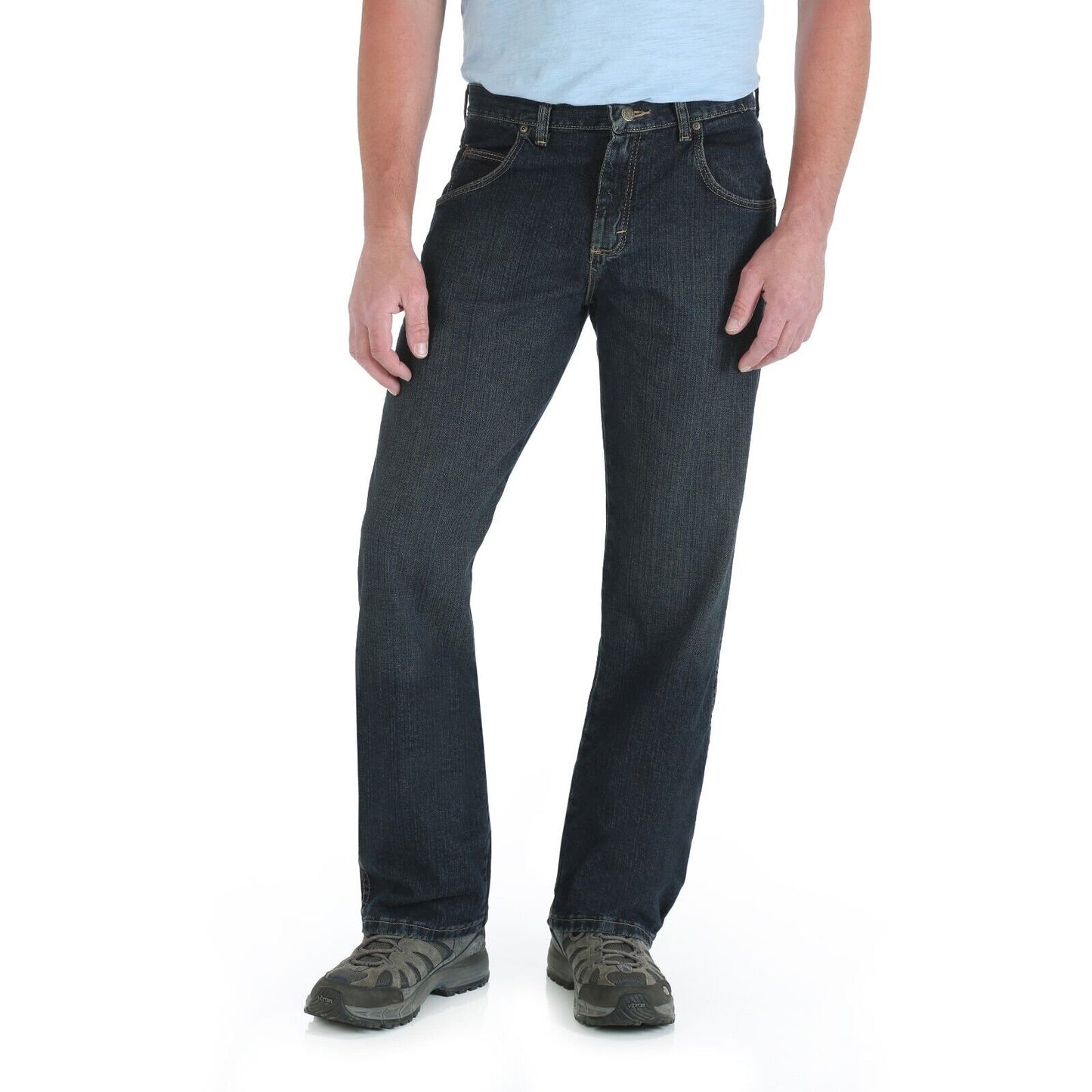 Wrangler Men's Rugged Wear Relaxed Straight Fit Jeans Denim Comfort Union New
