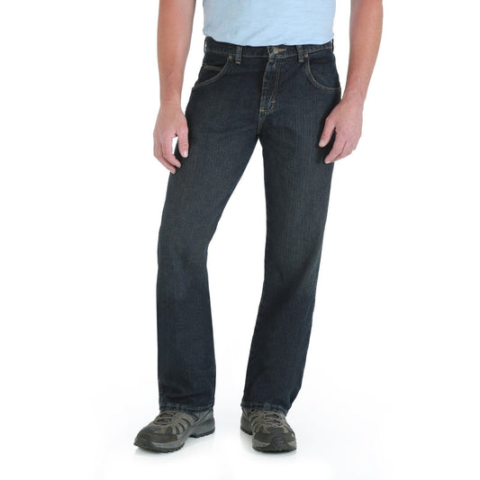 Wrangler Men's Rugged Wear Relaxed Straight Fit Jeans Denim Comfort Union New