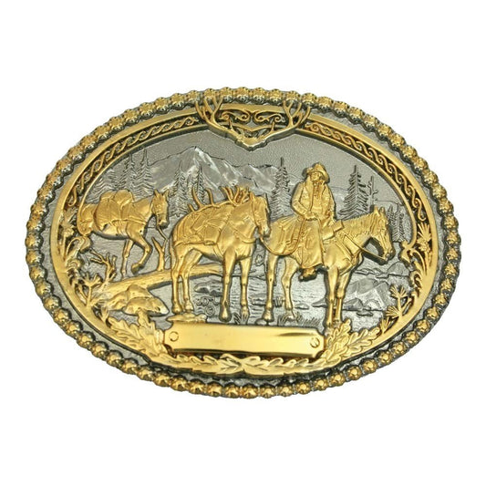 Montana Silversmiths Silver Belt Buckle