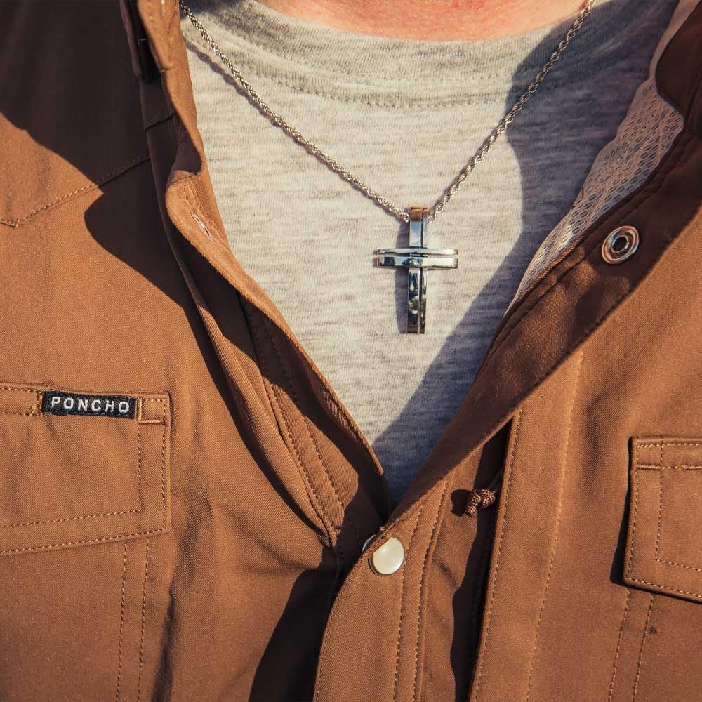 Montana Silversmiths Divine Path Cross Necklace