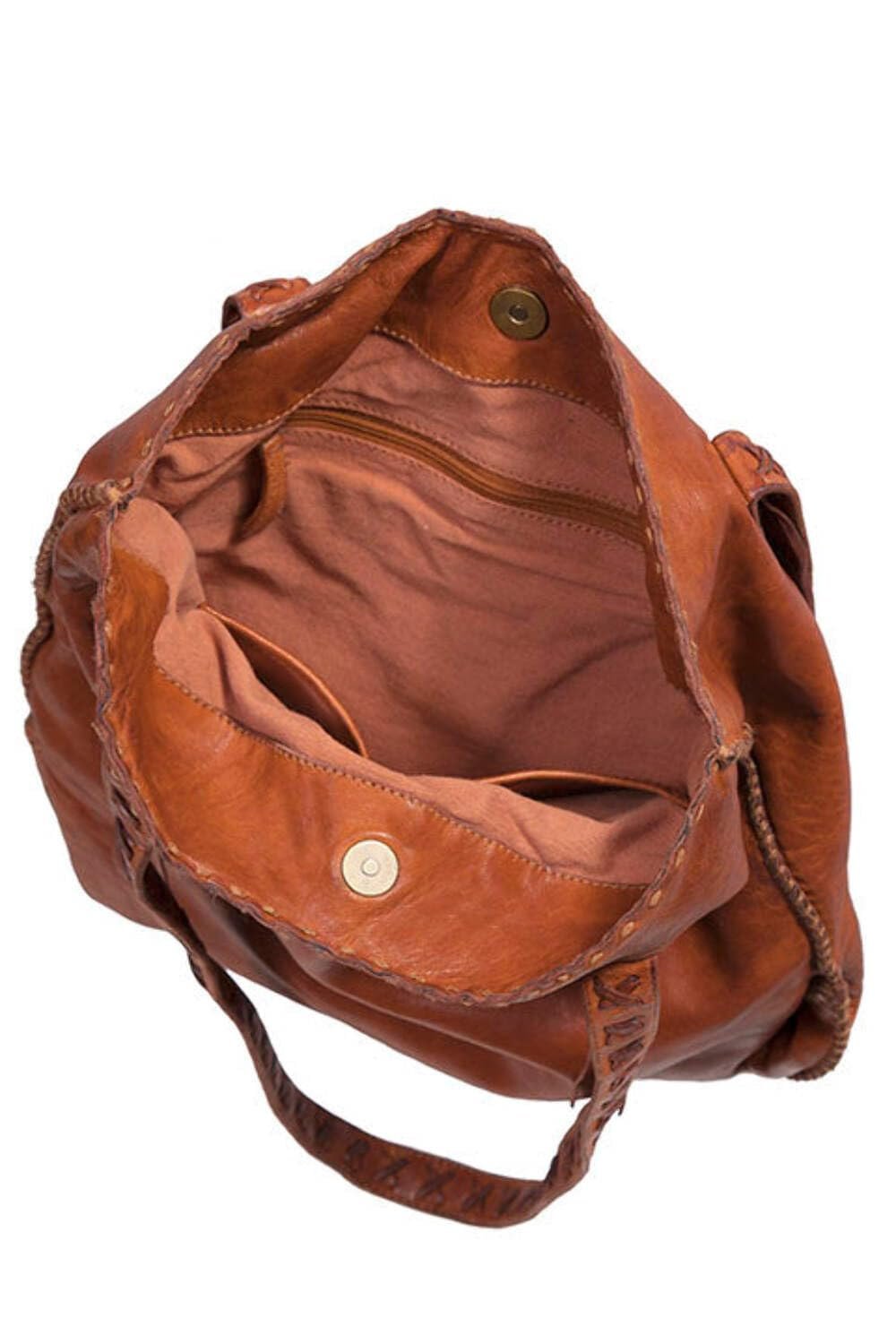 Scully Soft Leather Tote Handbag - Chocolate