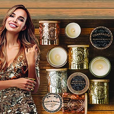 Champagne & Berries Lotion Soy Wax Candle 5 Oz.