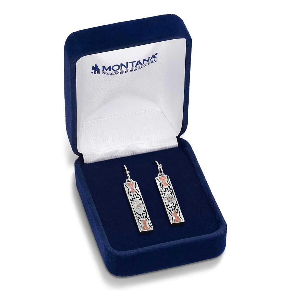 Montana Silversmiths Golden Horizon Bar Earrings