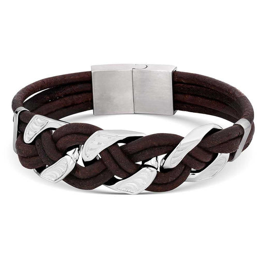 Montana Silversmiths Rustic Braided Men's Bracelet
