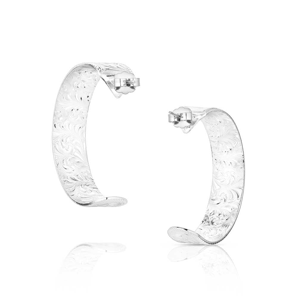 Montana Silversmiths Out West Hoop Earrings
