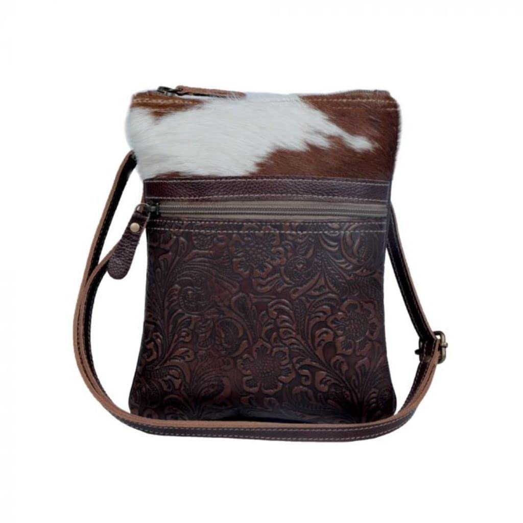 Myra Bag Tangled Vine Leather & Hairon Bag
