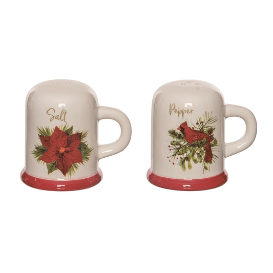 Christmas Cardinal Salt and Pepper Shaker Set