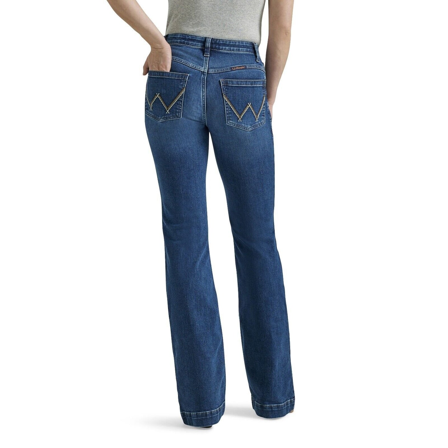 Wrangler Ladies Ultimate Riding Jean Willow Mid-Rise Trouser Parker 112344945