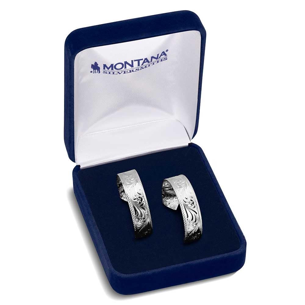 Montana Silversmiths Out West Hoop Earrings