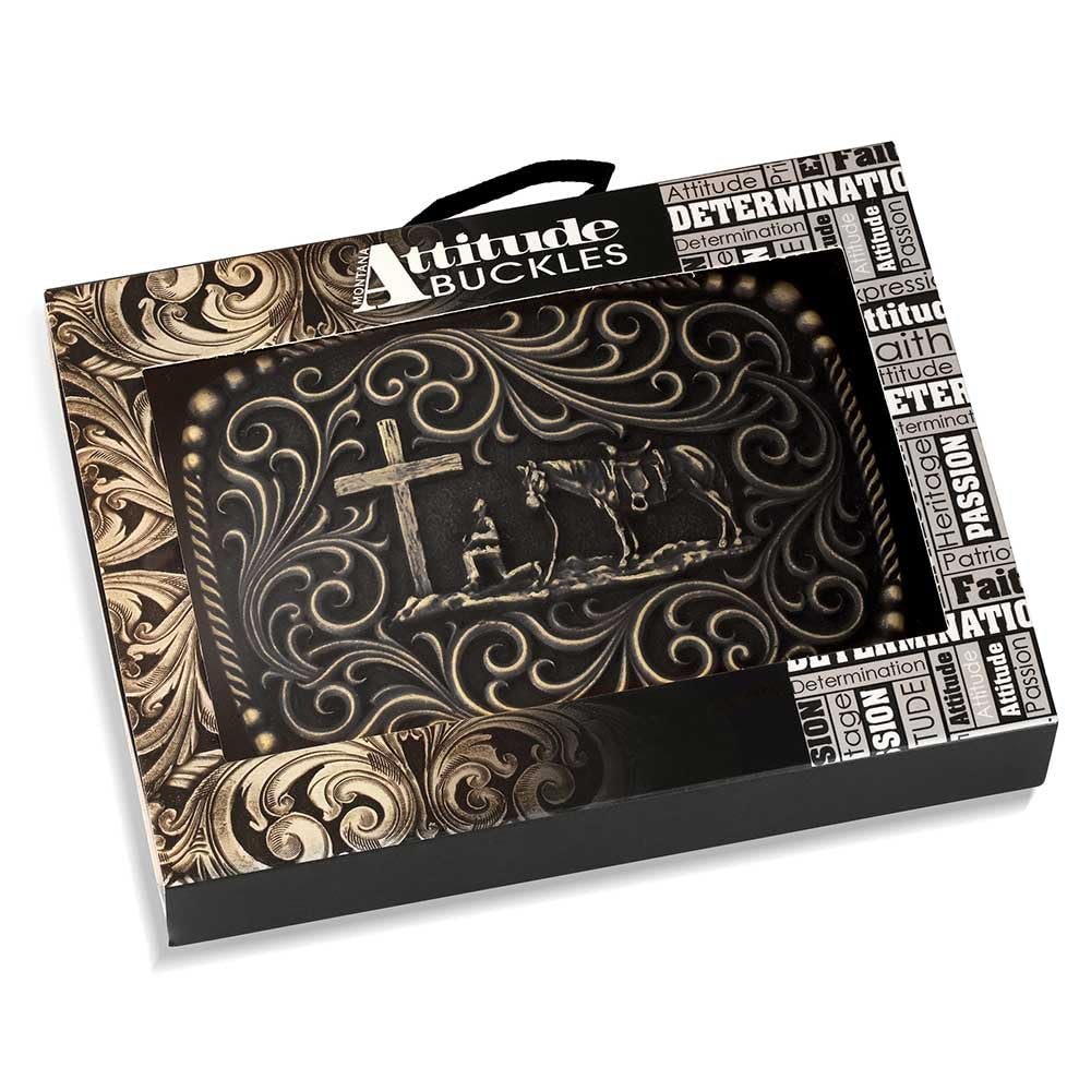 Montana Silversmiths Surrounded by Faith Belt Buckle