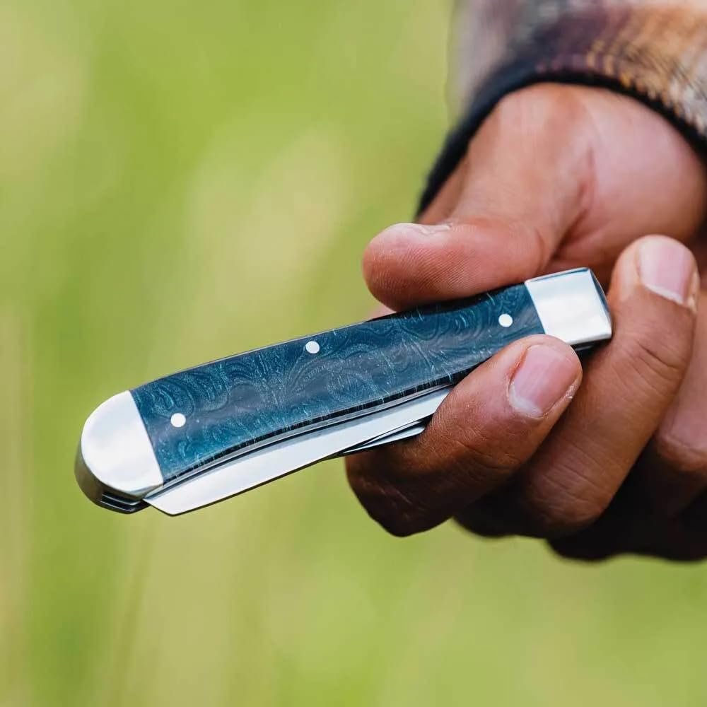 Montana Silversmiths Western Plains Trapper Pocket Knife