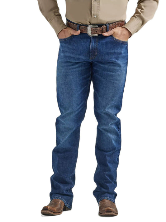 Wrangler Men's 20X 42 Vintage Boot Cut Jean Comfort Bottoms Blue Pants Denim New