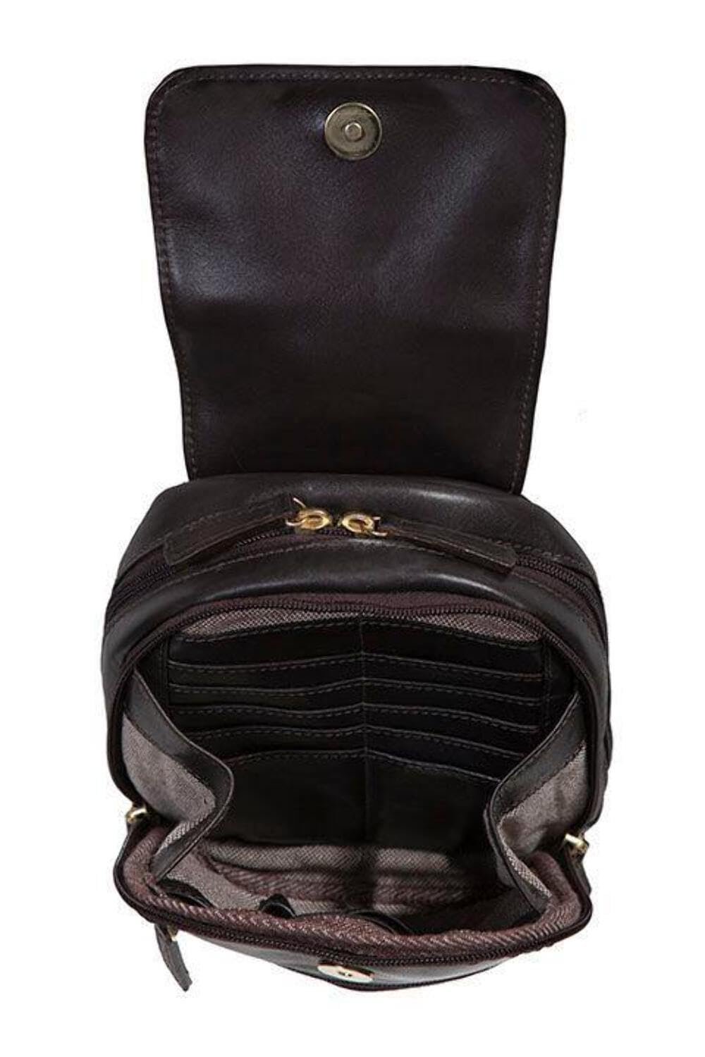 Scully Women's Leather Poppi Backpack - Chocolate