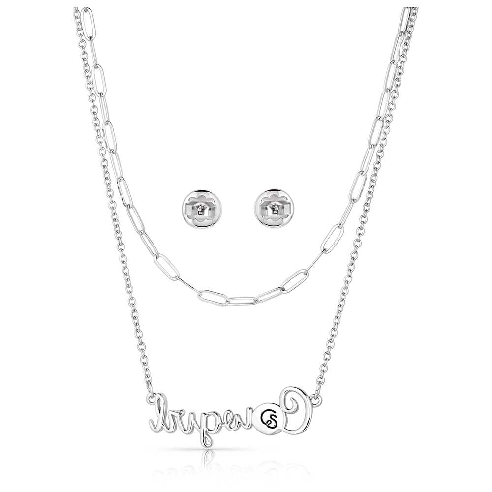 Starlight Starbrite Montana Silversmiths Western Lifestyle Turquoise Jewelry Set