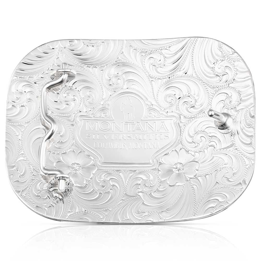 Montana Silversmiths Class Act Two Tone Belt Buckle