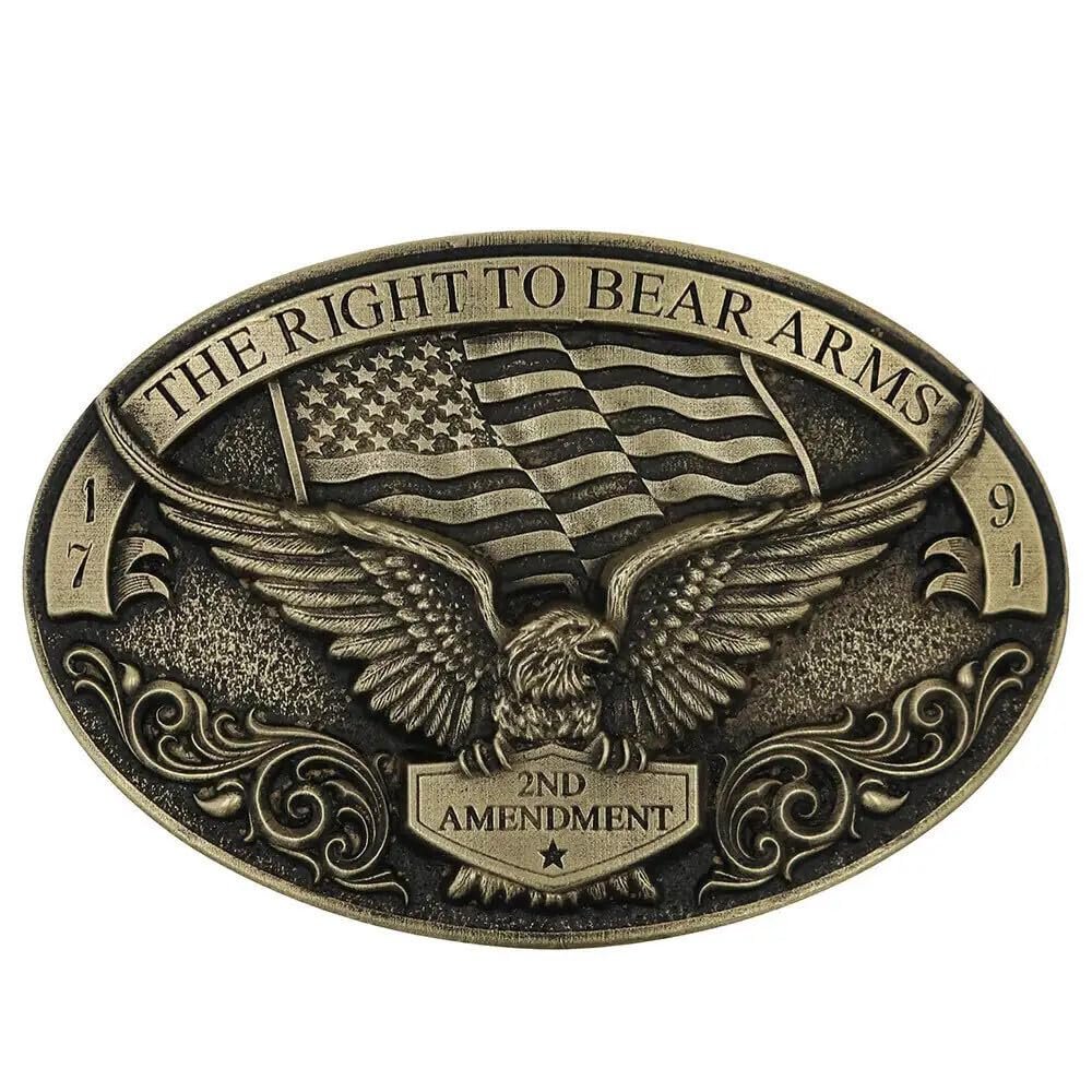 Montana Silversmiths Soaring Eagle Arms Belt Buckle