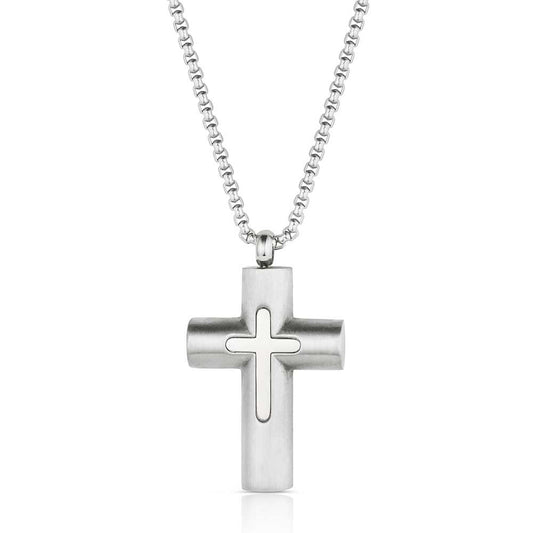 Montana Silversmiths Way Maker Cross Necklace