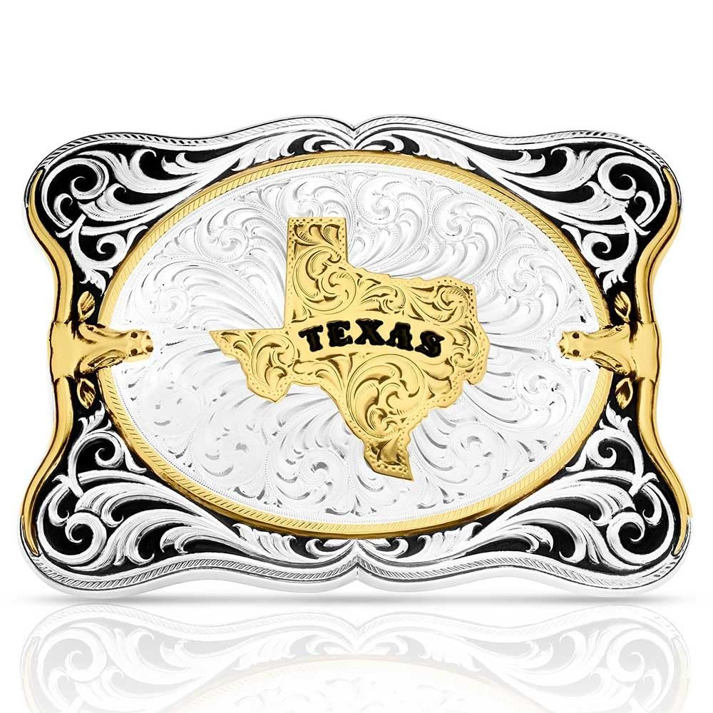 Montana Silversmiths The Cattlemen State of Texas Belt Buckle