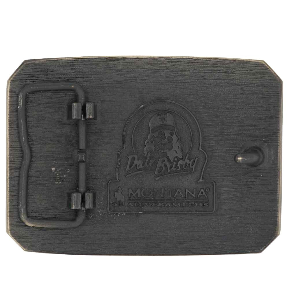 Montana Silversmiths Unisex Dale Brisby Just Rodeoin' Attitude Belt Buckle Brass One Size
