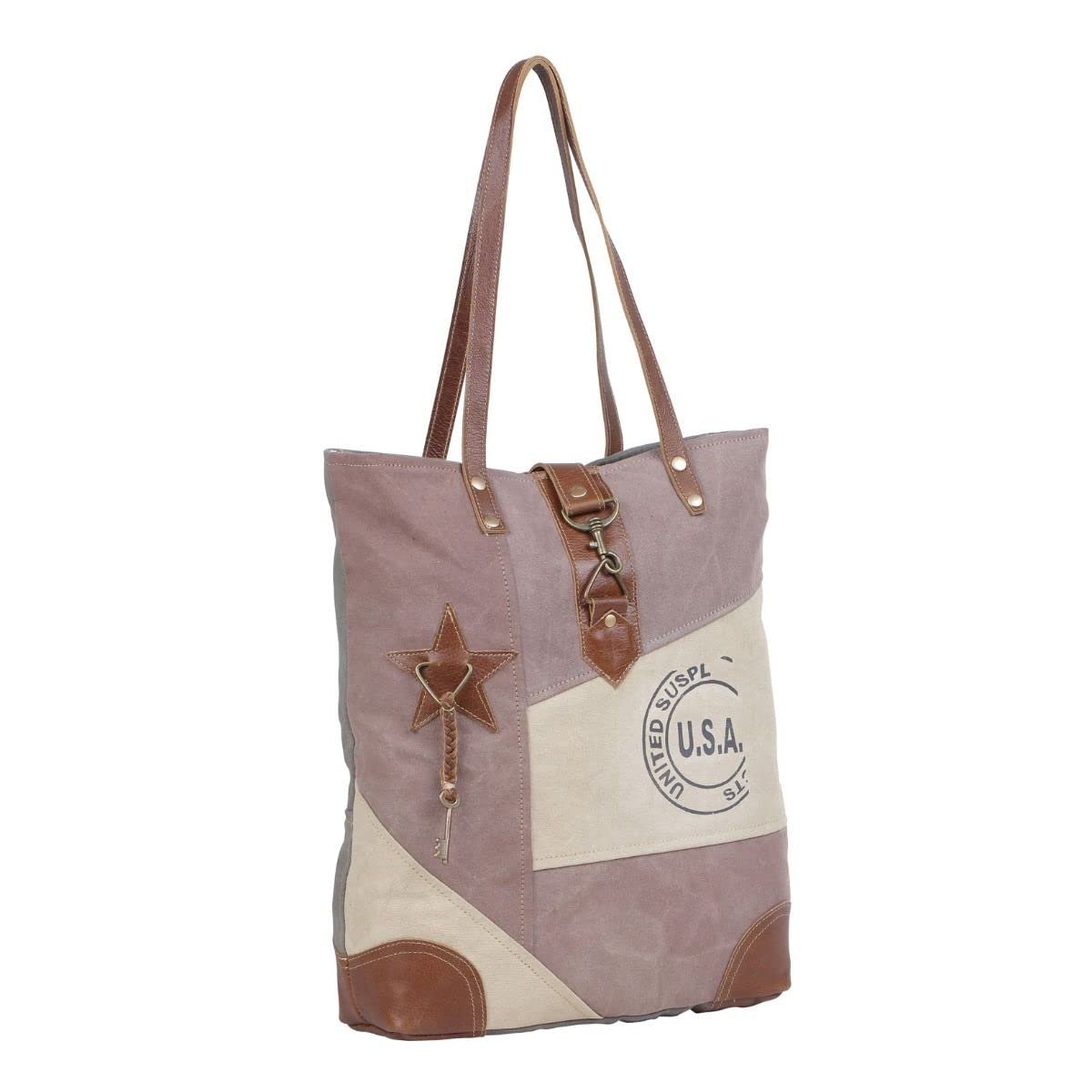 Myra Bag Undulate Canvas Tote Bag