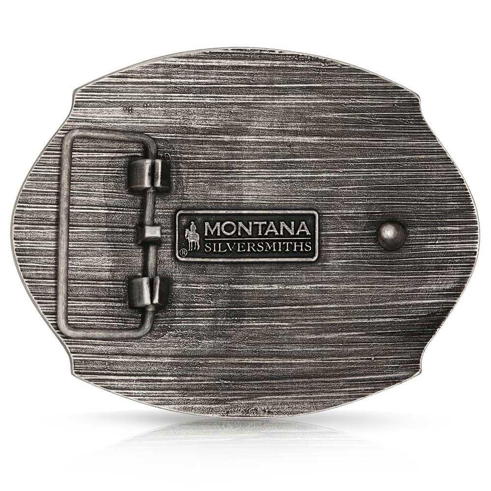Montana Silversmiths Cowboy Up Bull Rider Belt Buckle