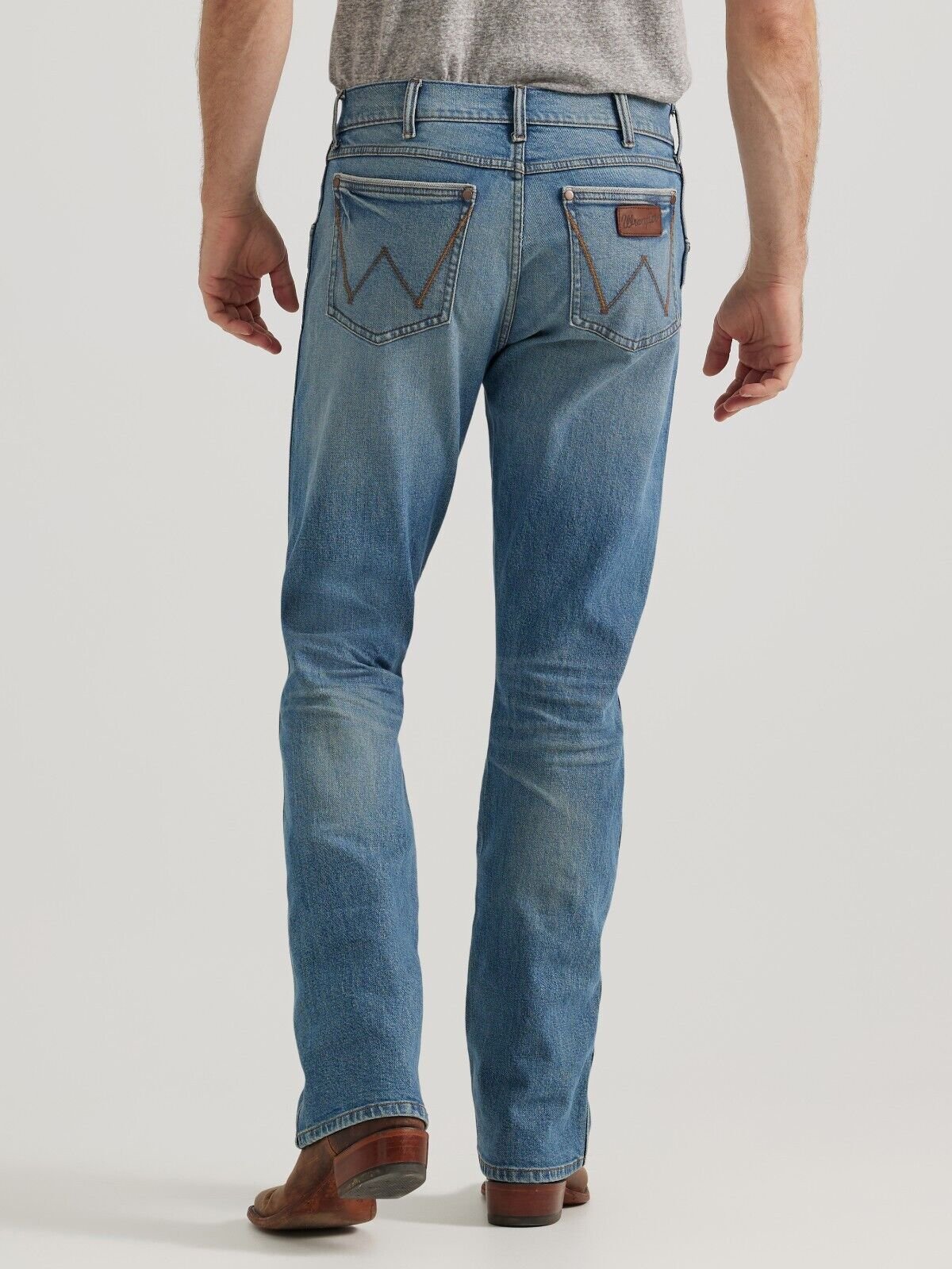 Wrangler Retro Green Jeans Slim Boot in Kresby Kresby 36 32
