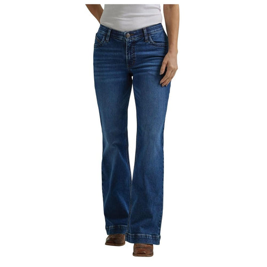Wrangler Ladies Ultimate Riding Jean Willow Mid-Rise Trouser Parker 112344945