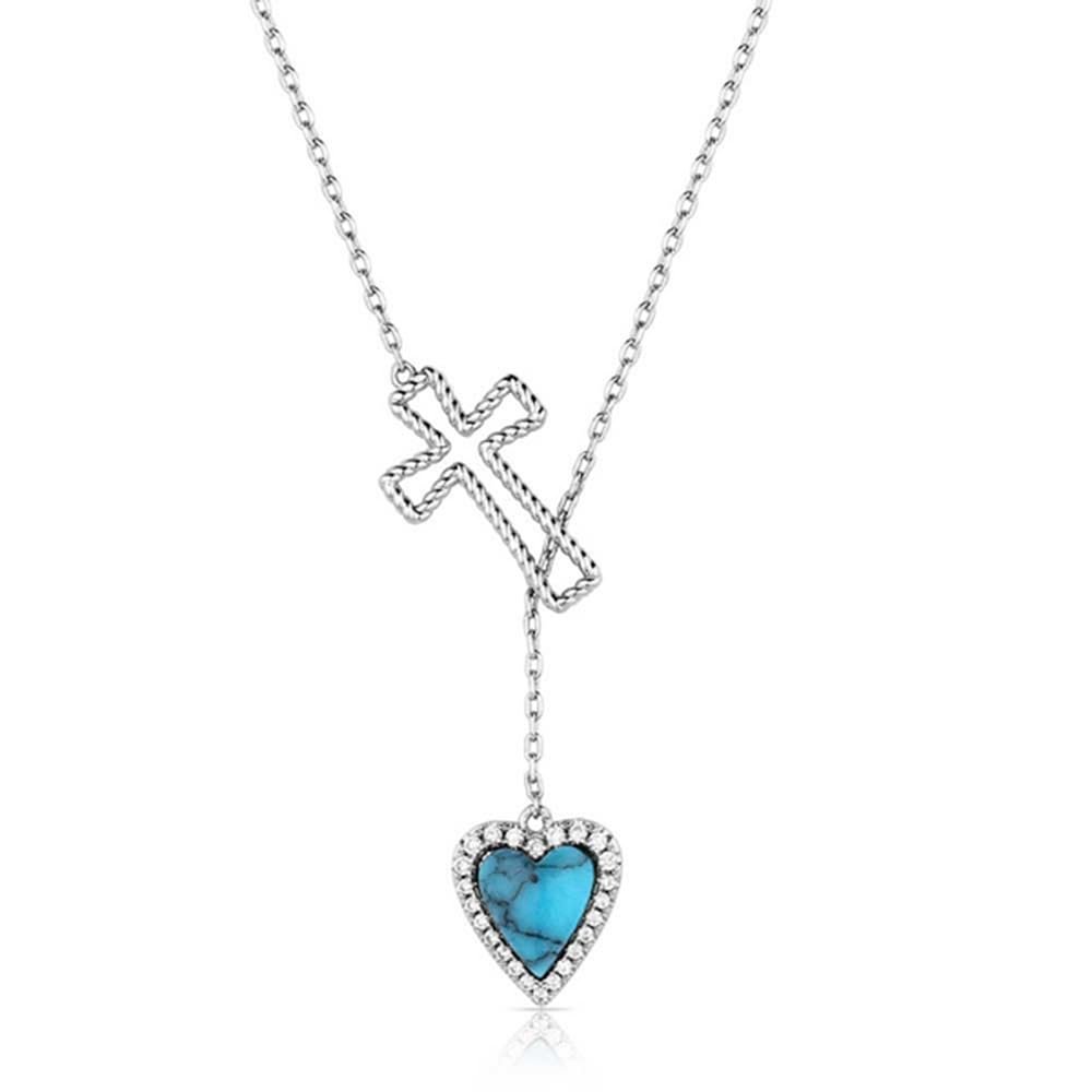 Montana Silversmiths Anchored in Love and Faith Heart Necklace