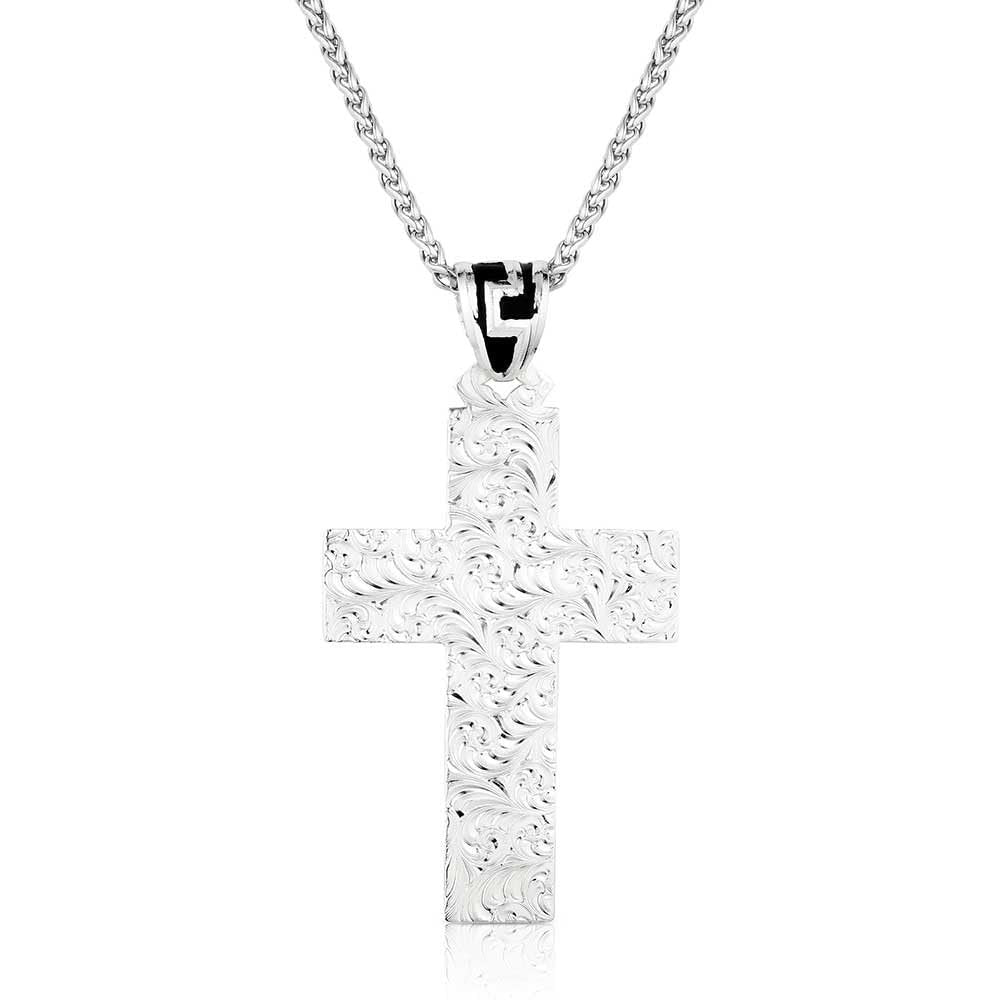 Montana Silversmiths Southwest Horizon Men's Cross Necklace