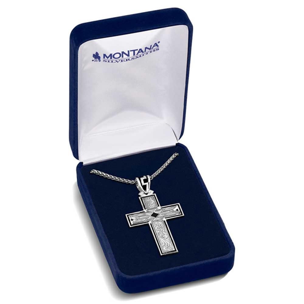 Montana Silversmiths Southwest Horizon Men's Cross Necklace
