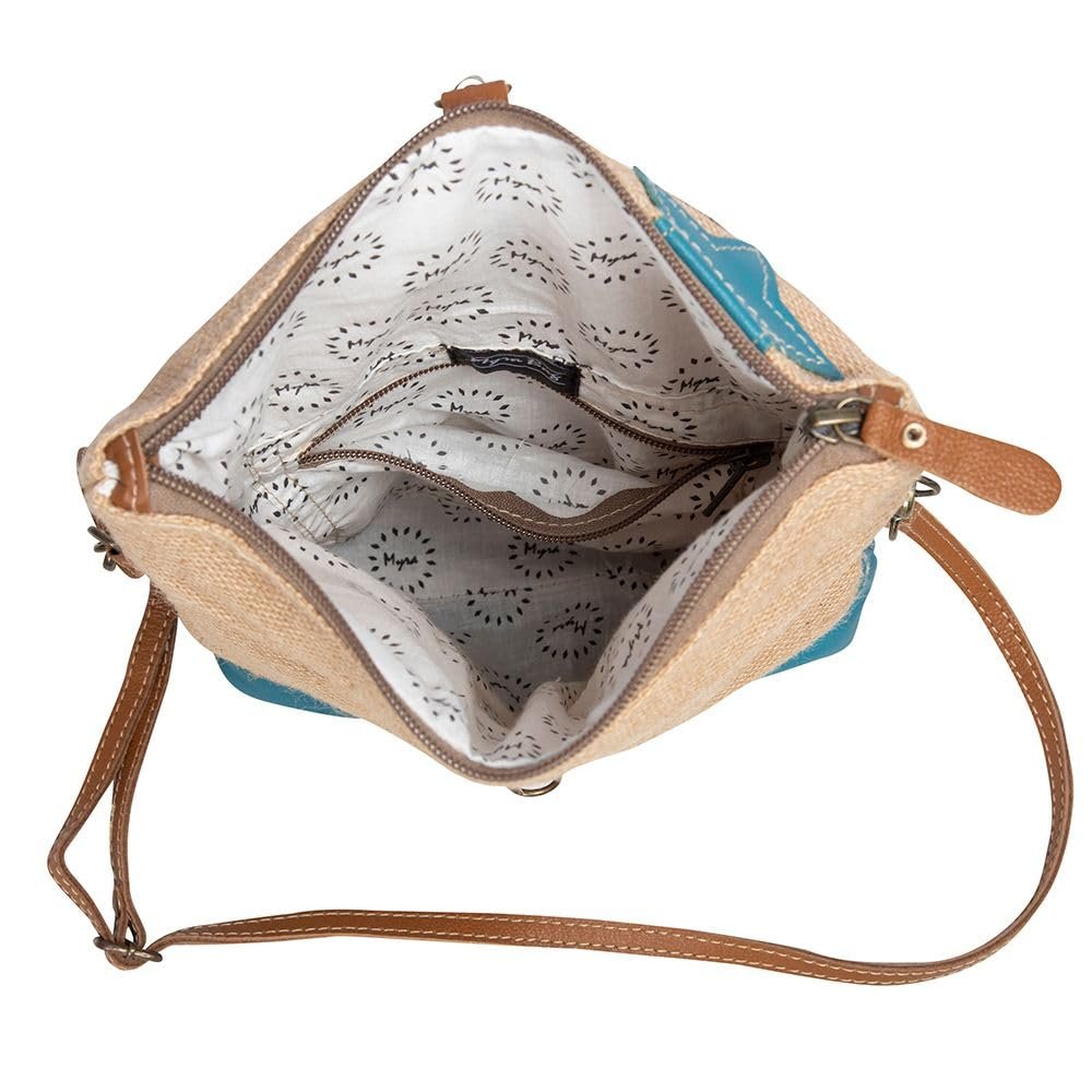 Myra Bag Grand Canyon Foldover Market Bag (Teal)
