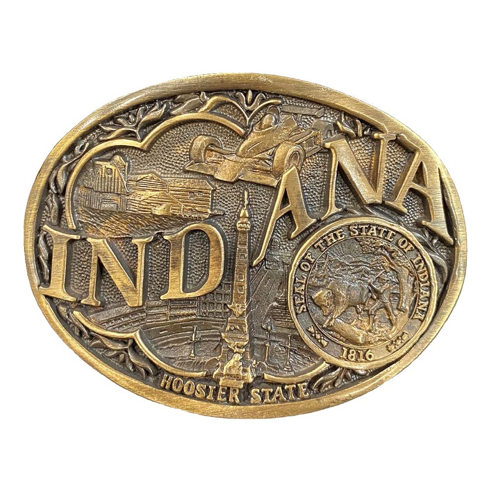 Montana Silversmiths Indiana Heritage Attitude Belt Buckle