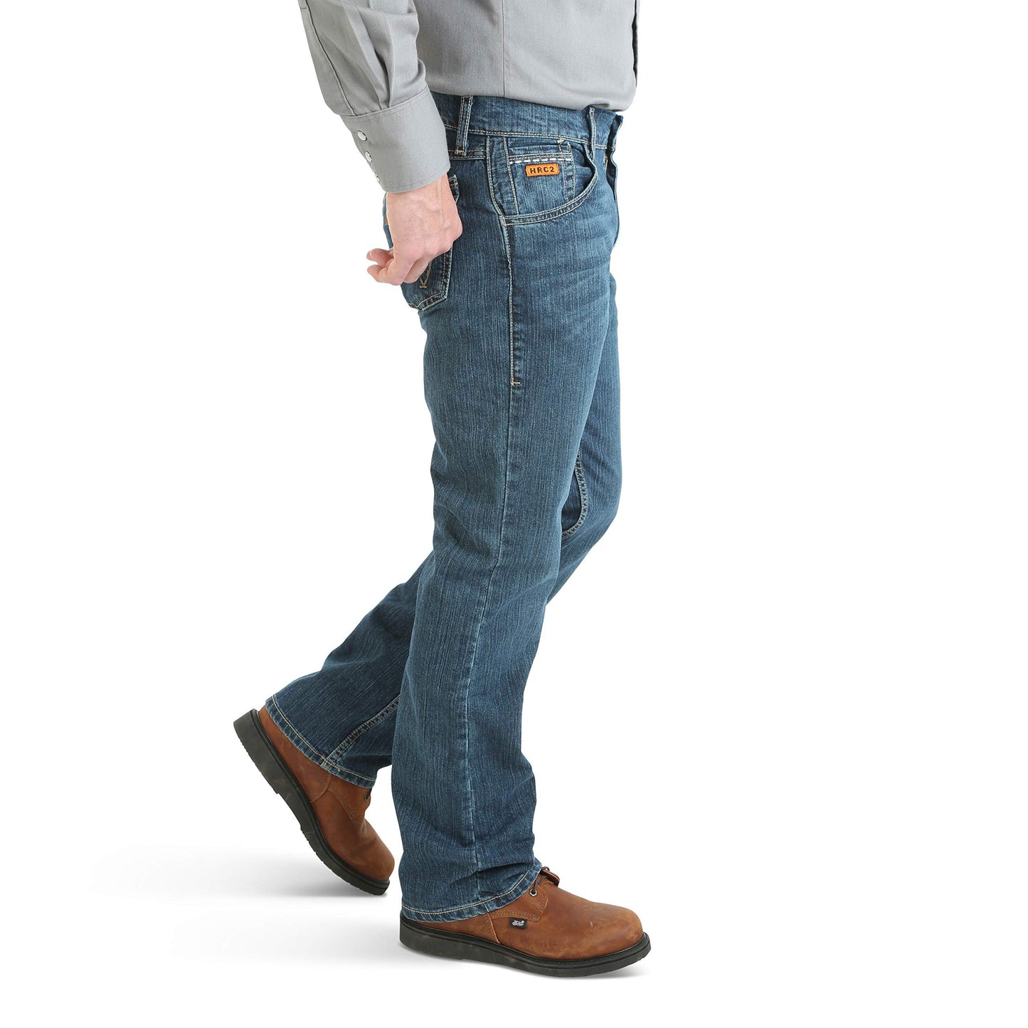 Wrangler Riggs Workwear Men's FR Flame-Resistant Retro Slim Boot Jean Caden New