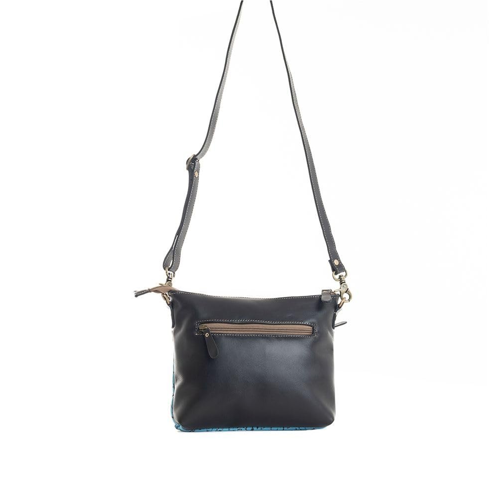 Myra Bag Fennington Leather Bag in Sky Blue
