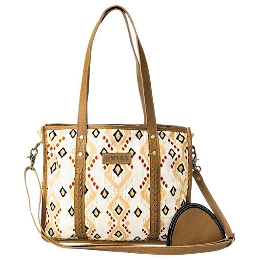 Myra Bag Women's Boho Conceal Carry Purse Aztec Tote Bag Crossbody New