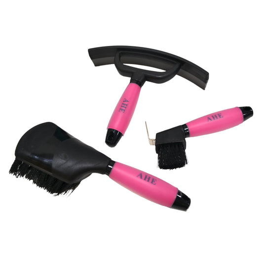 AHE American Heritage Equine Gel Handle Grooming Set