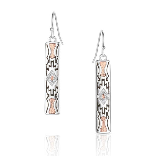 Montana Silversmiths Golden Horizon Bar Earrings