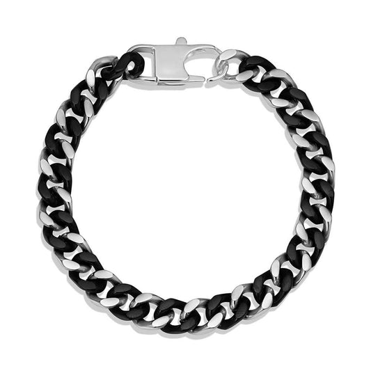 Montana Silversmiths Two Tone Cuban Men's Bracelet