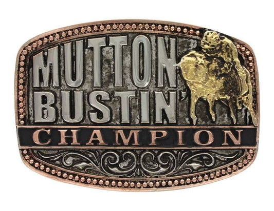 Montana Silversmiths Western Belt Buckle Kids Mutton Bronze A516T