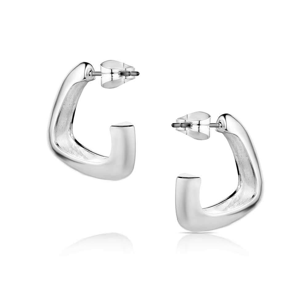 Montana Silversmiths Western Class Act Hoop Earrings