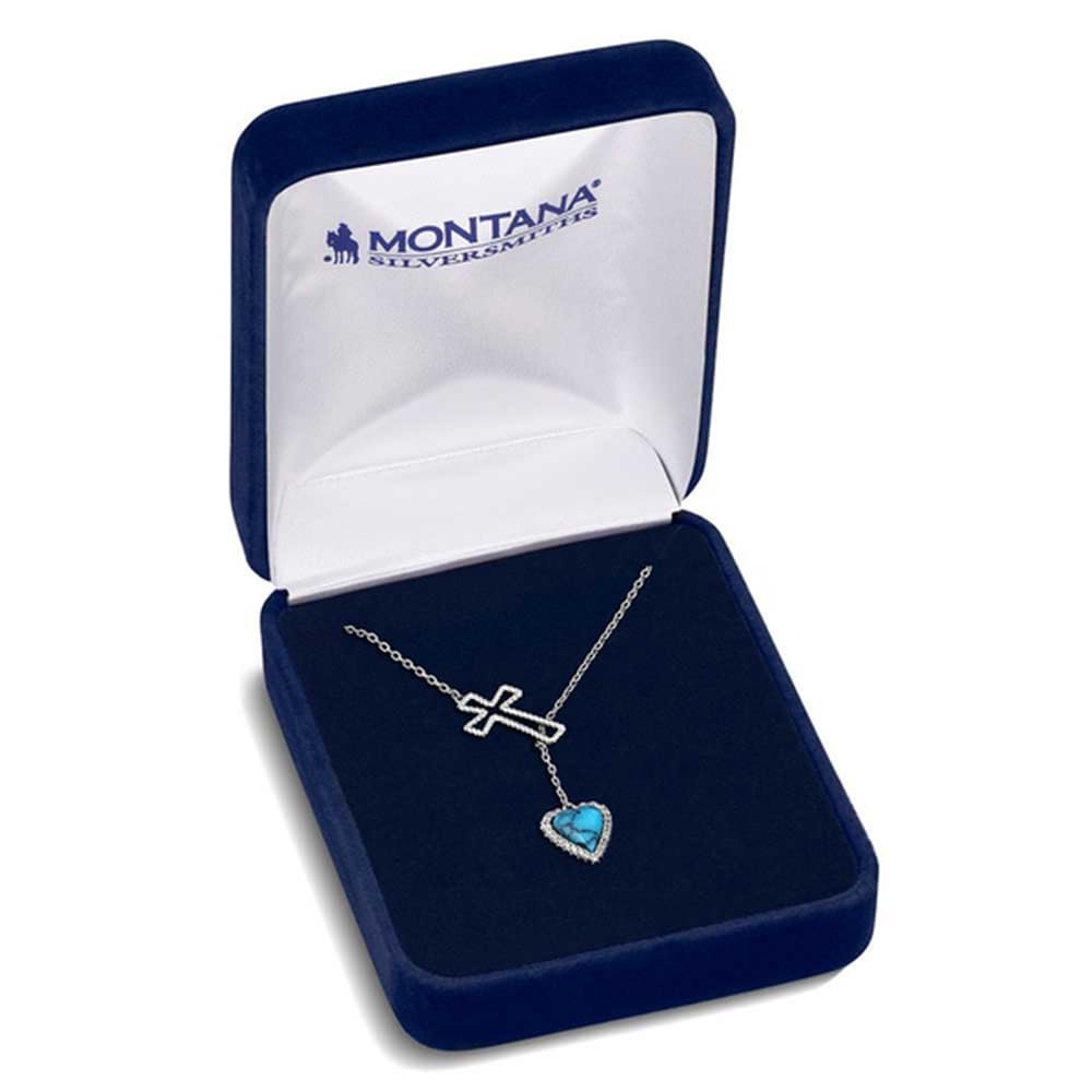 Montana Silversmiths Anchored in Love and Faith Heart Necklace
