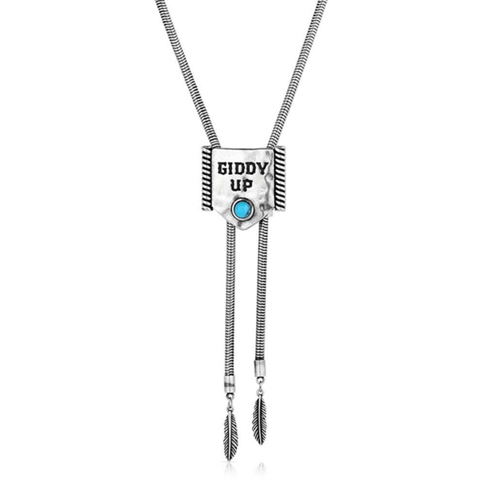 Montana Silversmiths Giddy Up Bolo Necklace