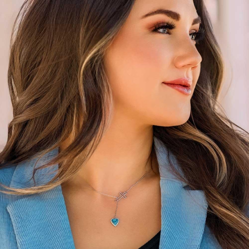 Montana Silversmiths Anchored in Love and Faith Heart Necklace