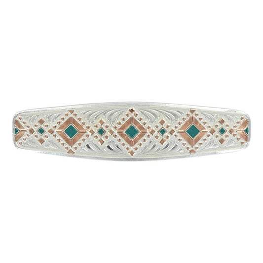 Montana Silversmiths Two Tone Southwestern Beats Barrette
