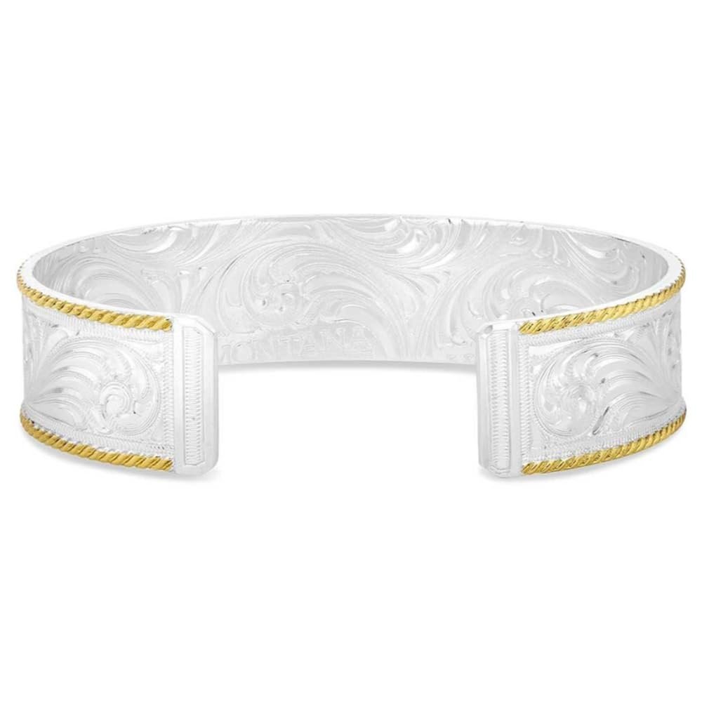 Montana Silversmiths Longhorn Trails Cuff Bracelet