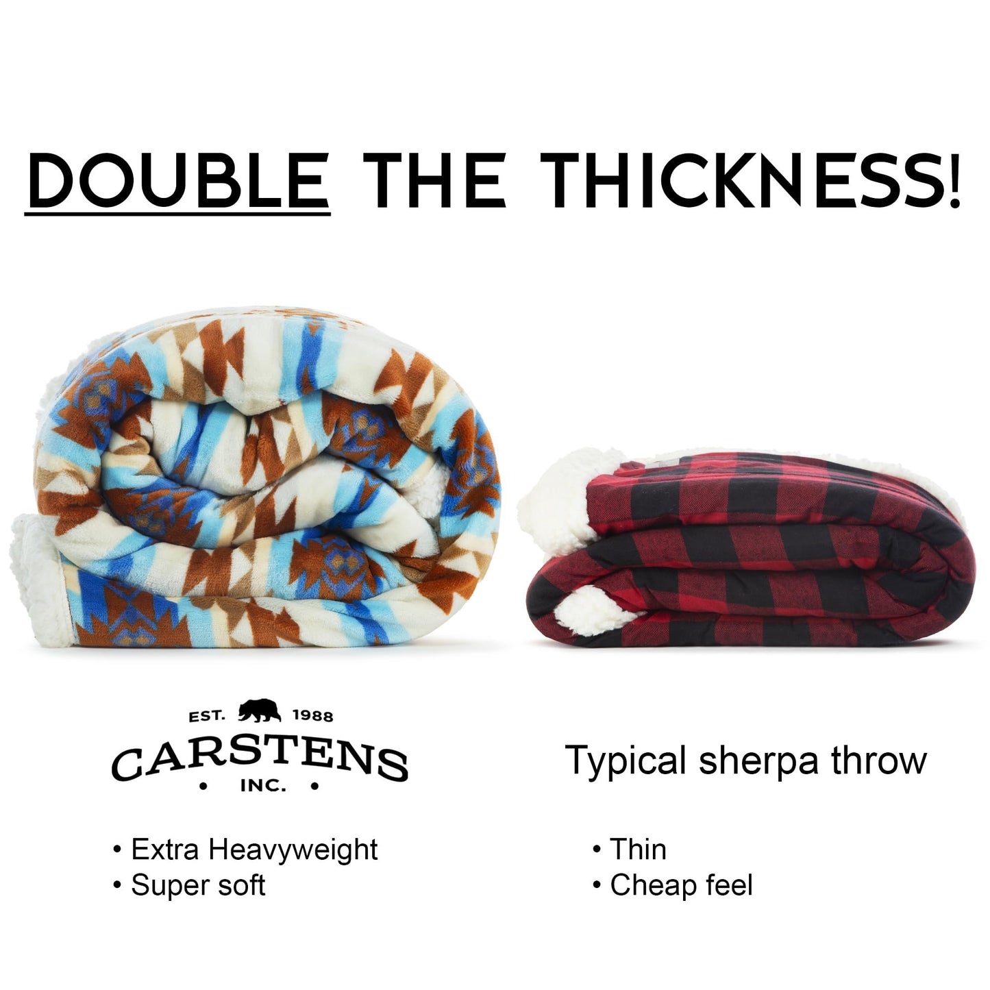 Ultra Premium Plush Sherpa Oversized Throw Blanket